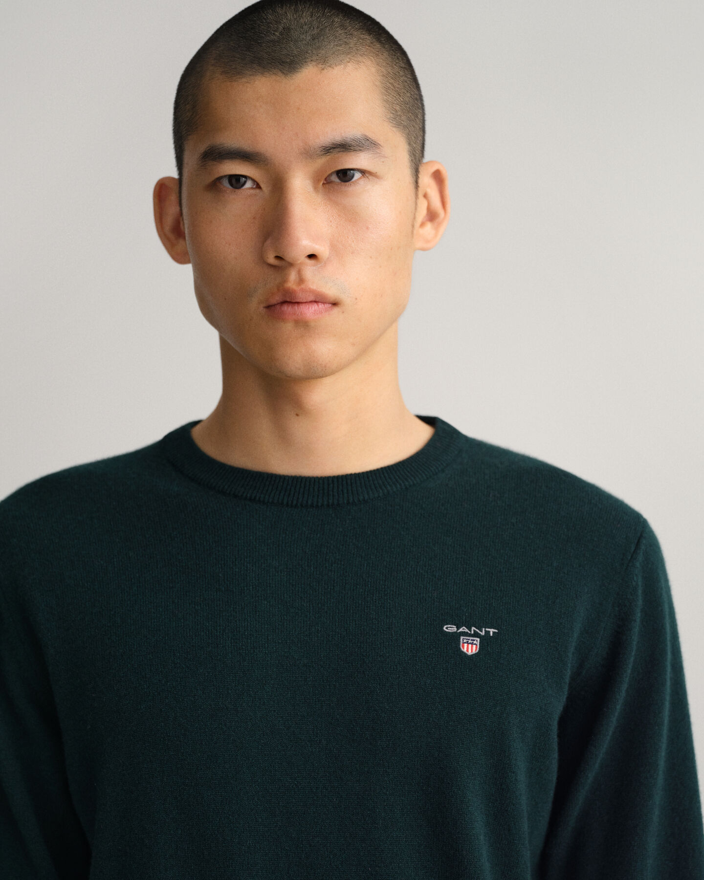 Rundhalspullover aus Super Fine Lambswool