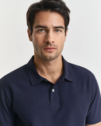 Poloshirt in Twill-Struktur