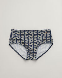 G Patterned Hipster Bikinihose