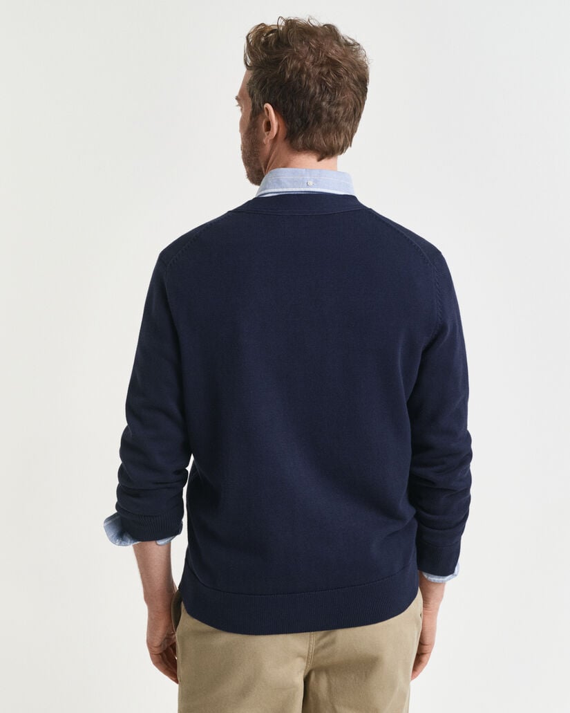 Casual Cotton Strickjacke