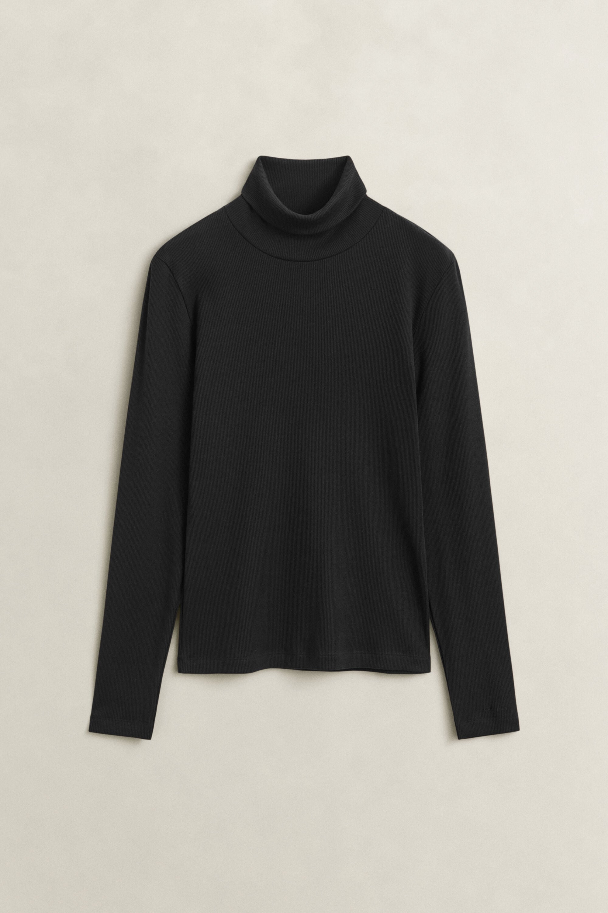 Maglia a collo alto a coste