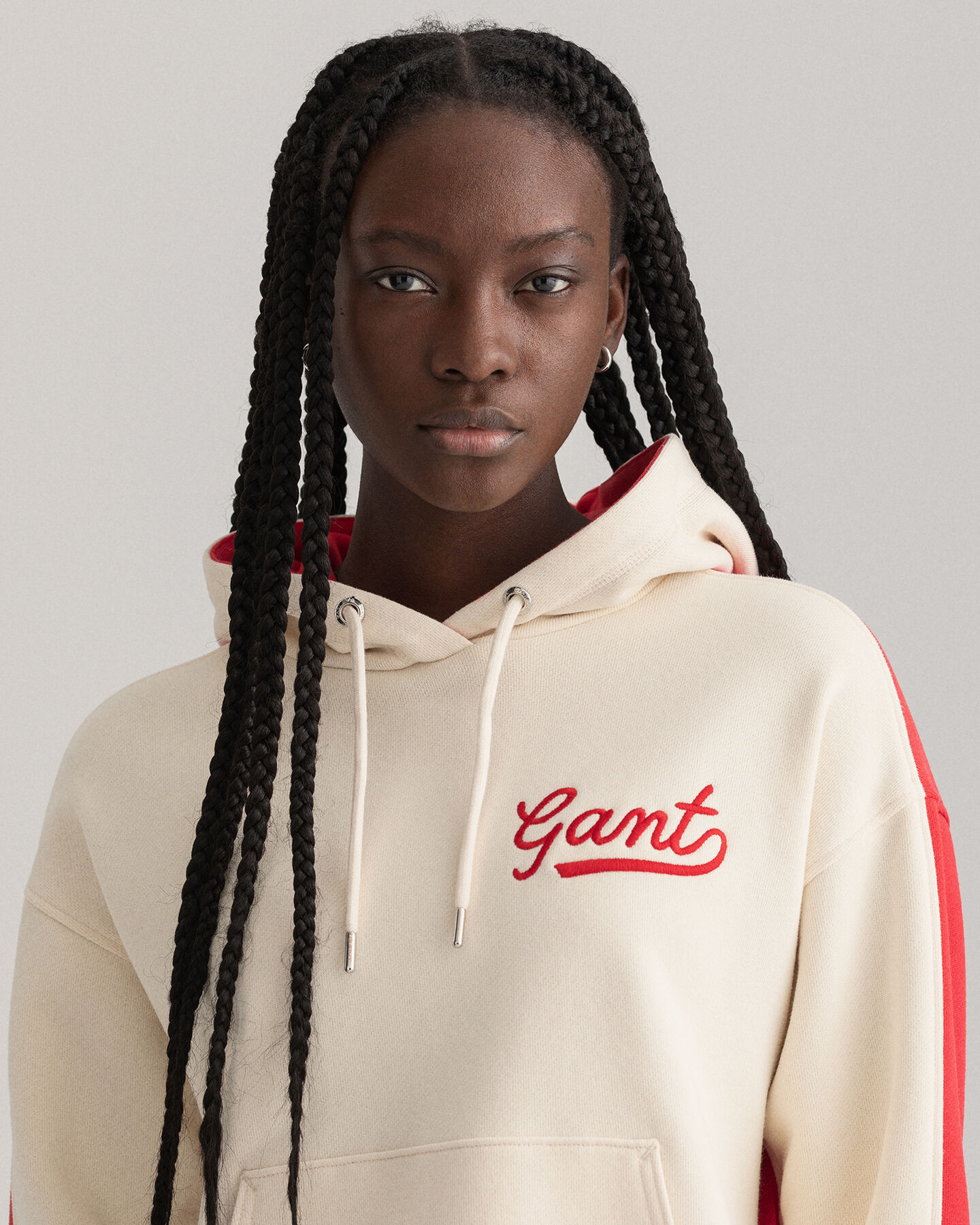 Hoodie im Blockfarbendesign