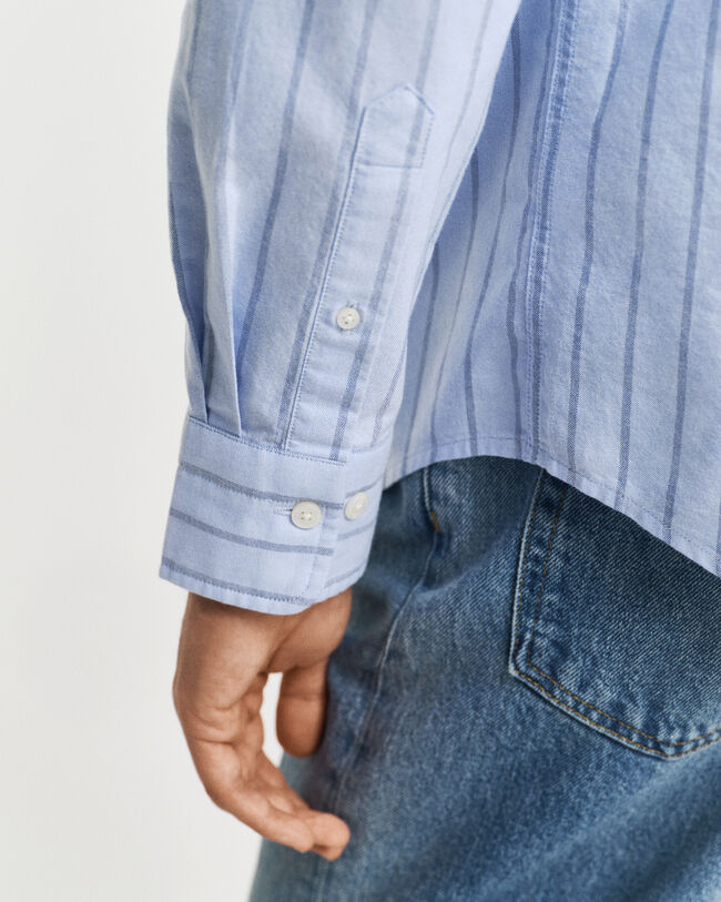 Regular Fit Classic Oxford-Hemd mit Streifen