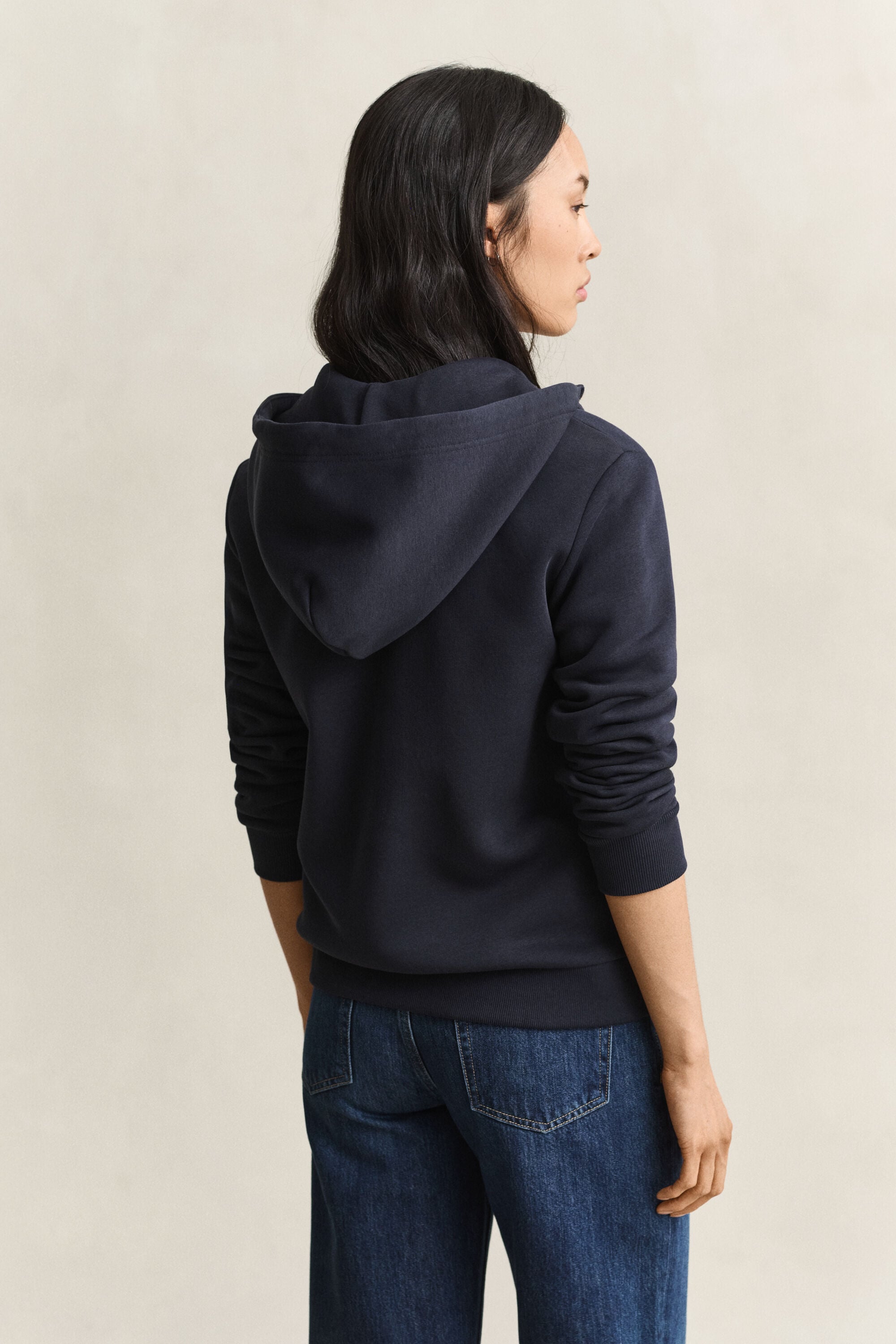 Tonal Shield Zip Hoodie