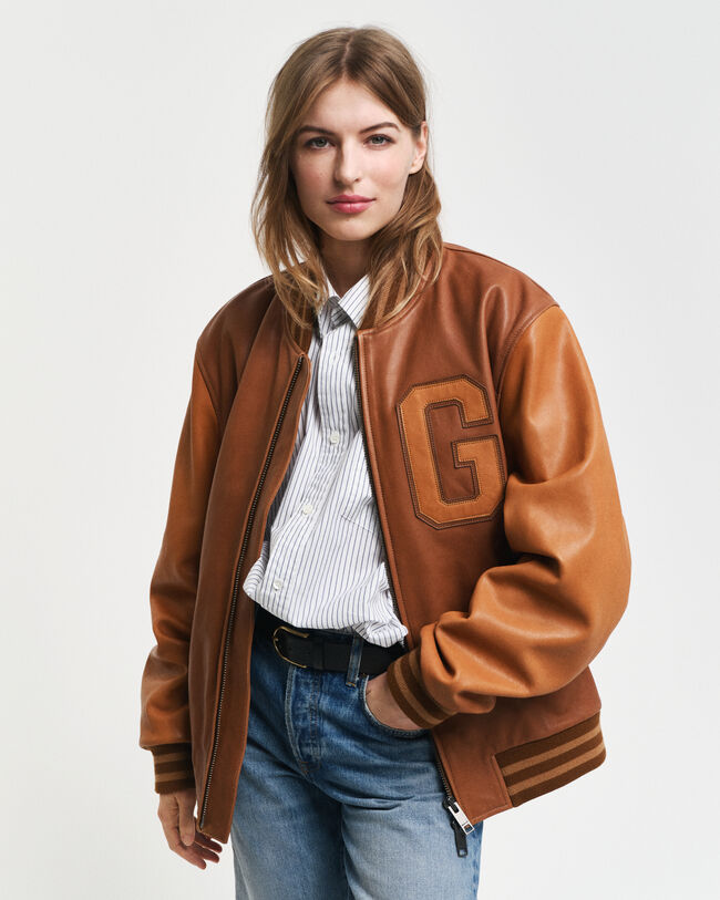 GANT Varsity Lederjacke