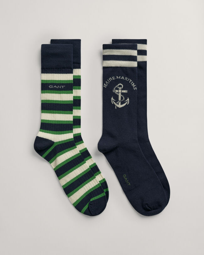 2er-Pack Maritime Socken
