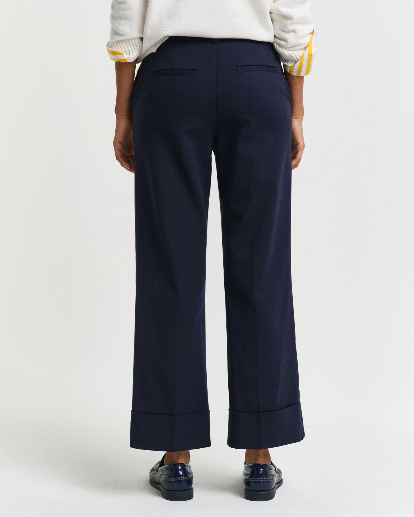 Bügelfaltenhose mit Aufschlag