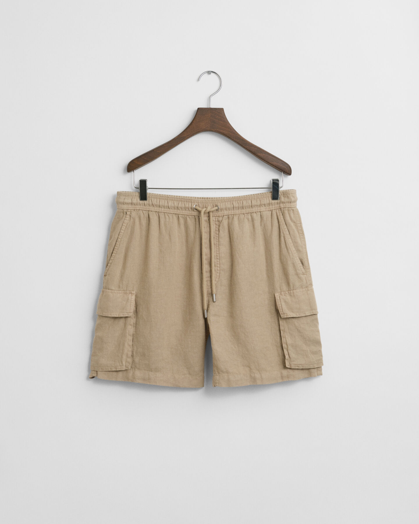 Regular Fit Cargoshorts aus Leinen