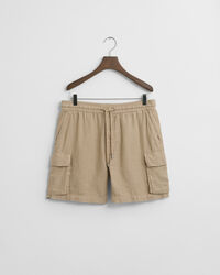 Regular Fit Cargoshorts aus Leinen