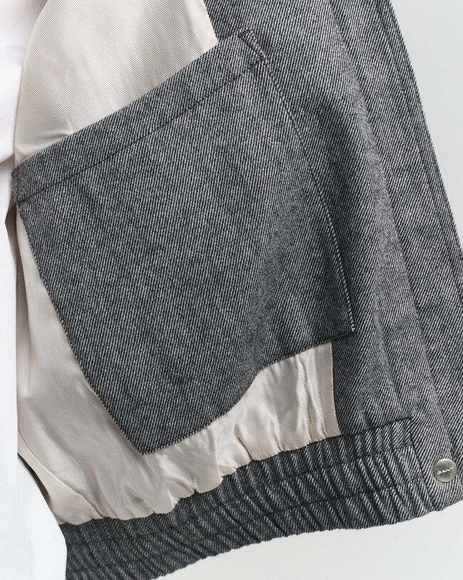 Structured Harrington Jacket