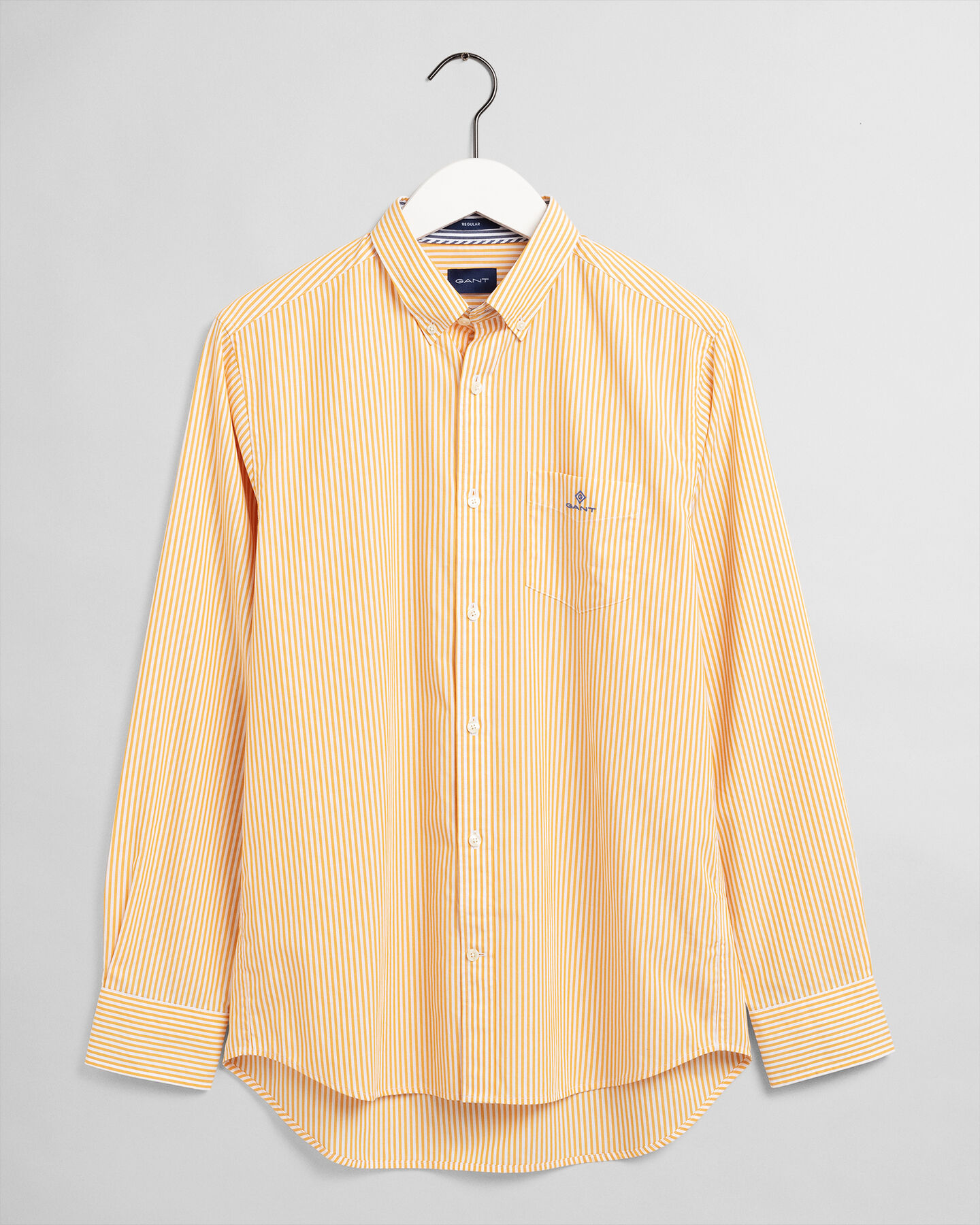 Regular Fit Broadcloth Hemd mit Streifen