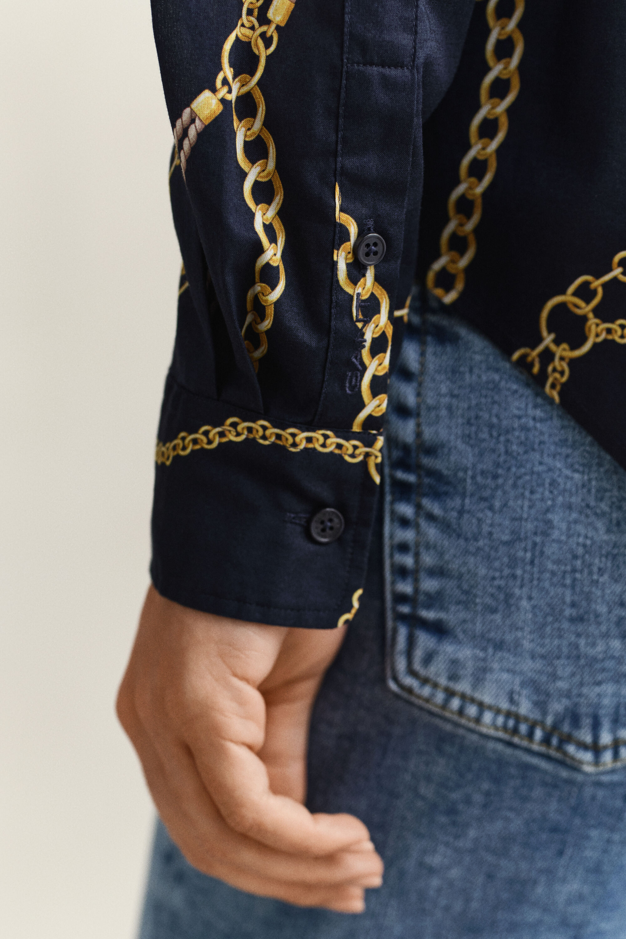 Camicia in voile di cotone