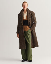 Mantel mit Fischgrätmuster