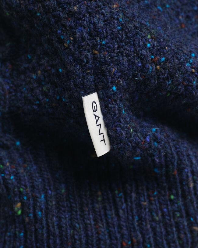 Zopfmuster Strickjacke mit Reißverschluss