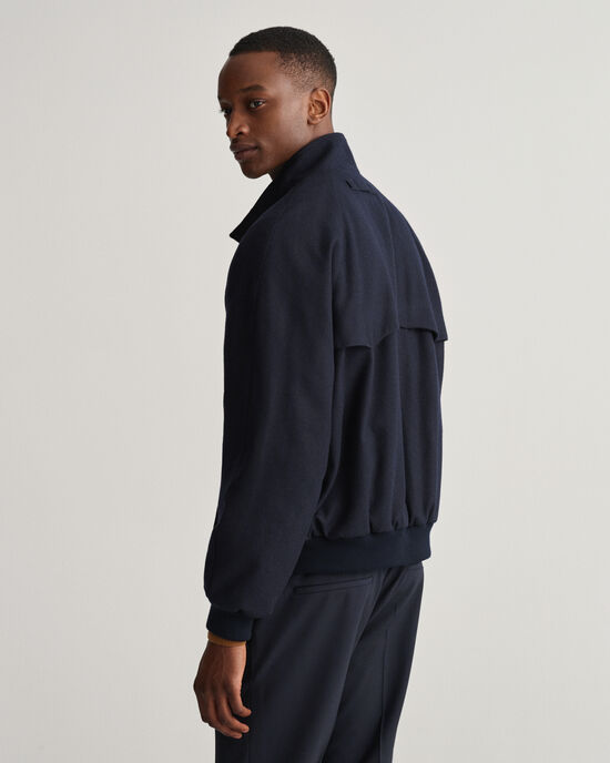 Harrington Jacke aus Wolle