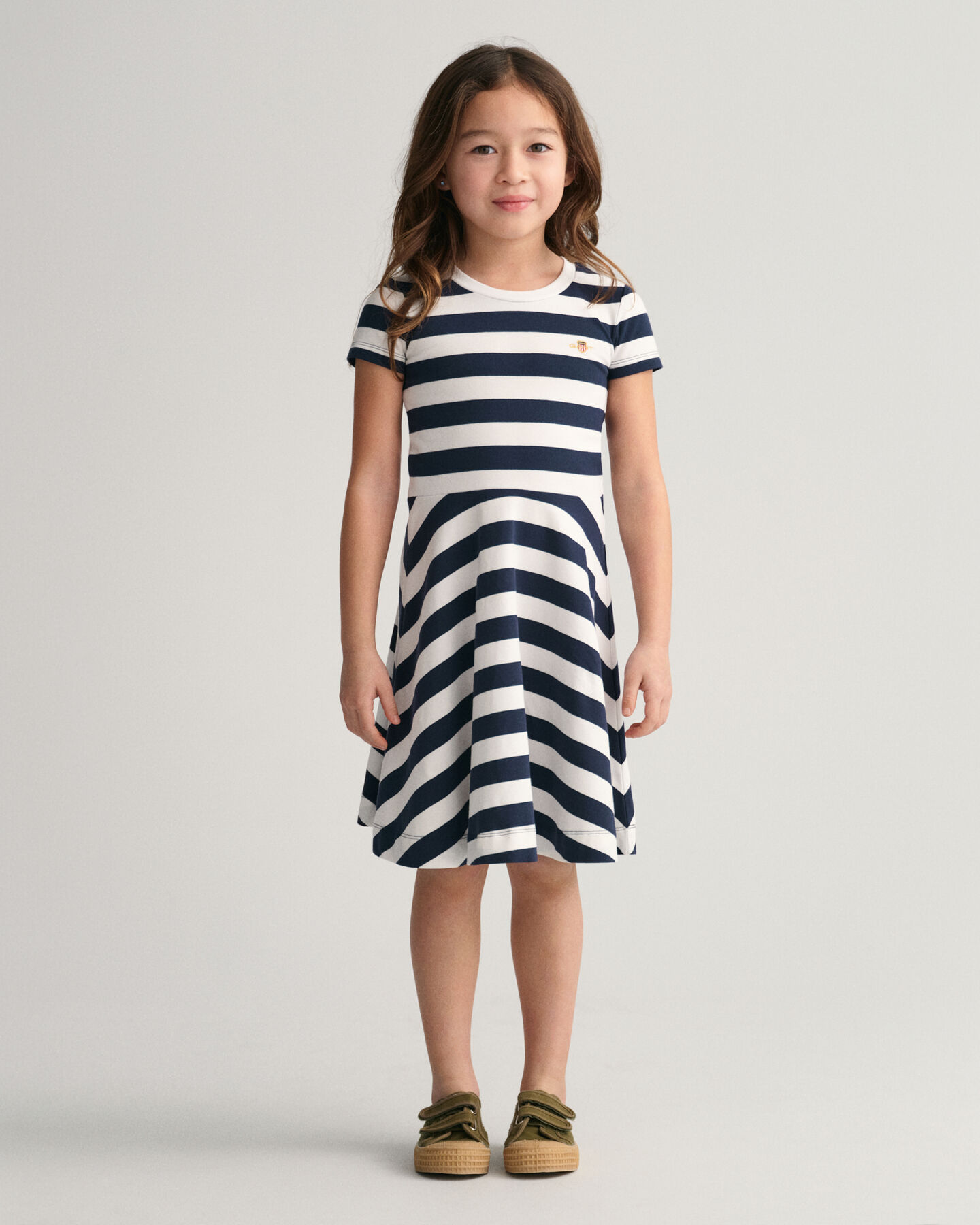 Girls Spin Dress mit Streifen