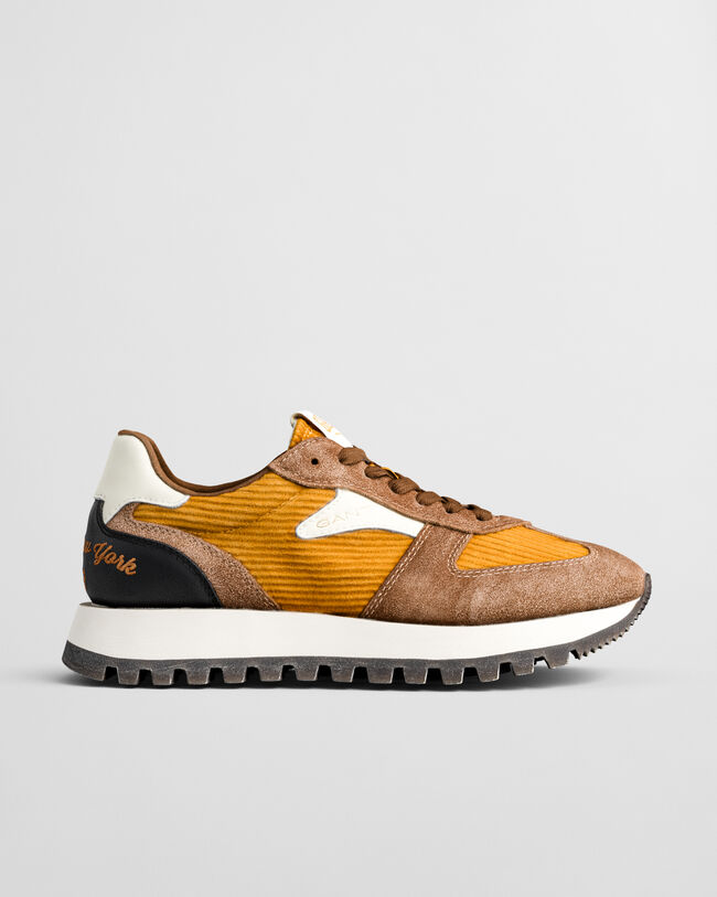 Caffay Sneaker aus Cord und Veloursleder