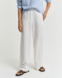 Relaxed Fit Leinenmix Pull-On Hose