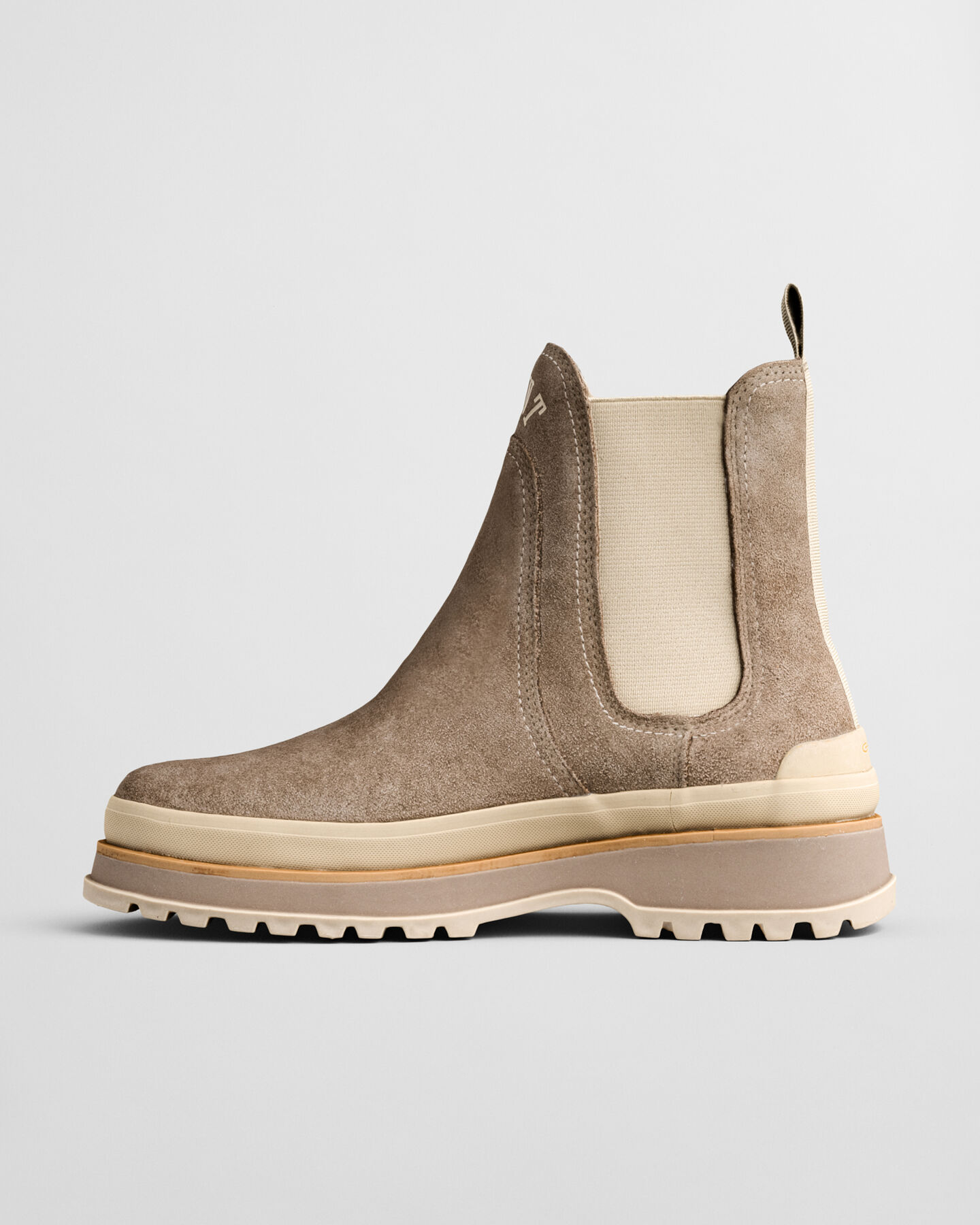 Wintly Chunky Chelsea Boot aus Veloursleder