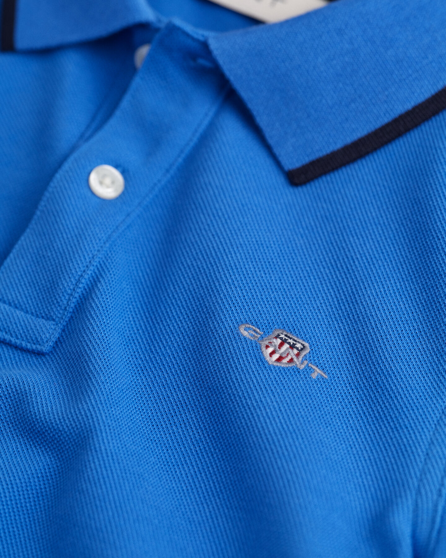 Kids GANT Piqu&eacute; Poloshirt mit Streifen