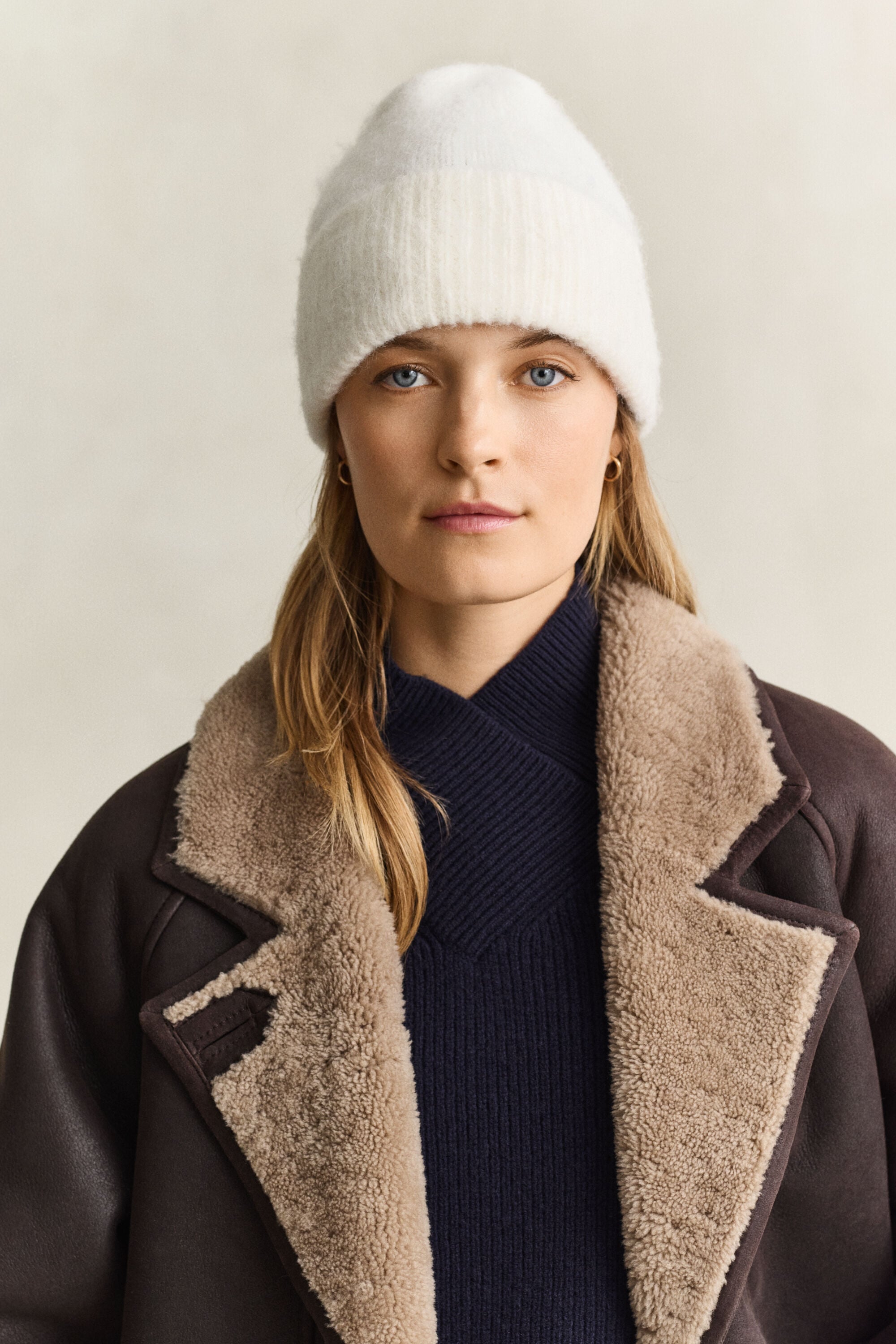 Beanie aus Alpakawollgemisch