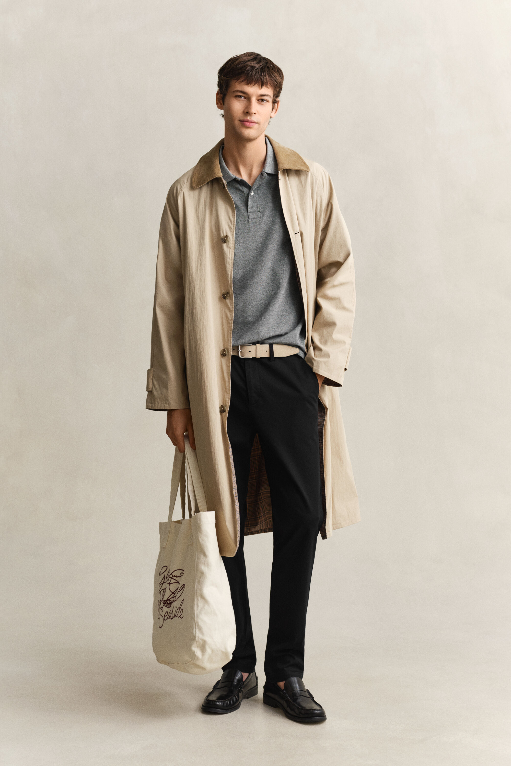 Zweifarbiges Poloshirt