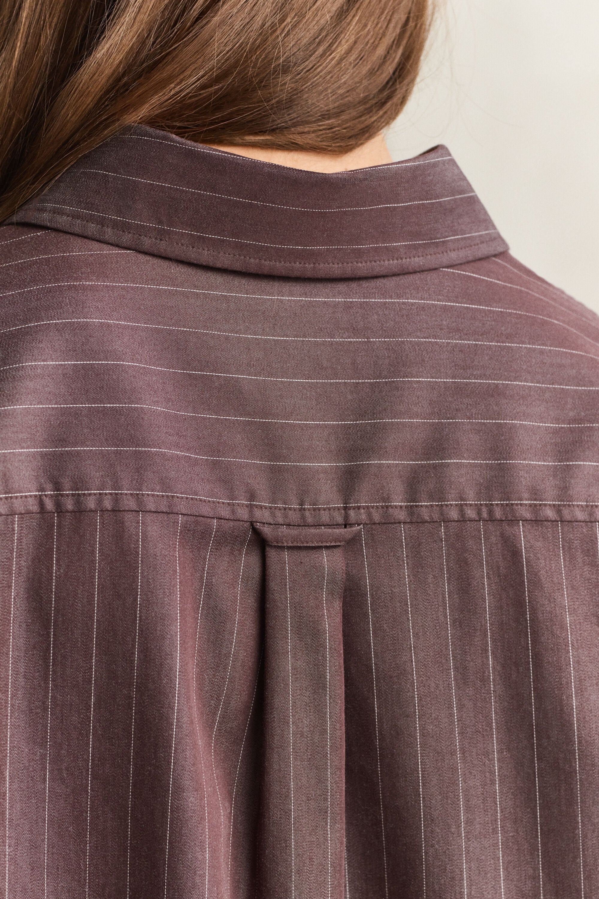 Camicia in popeline a righe relaxed