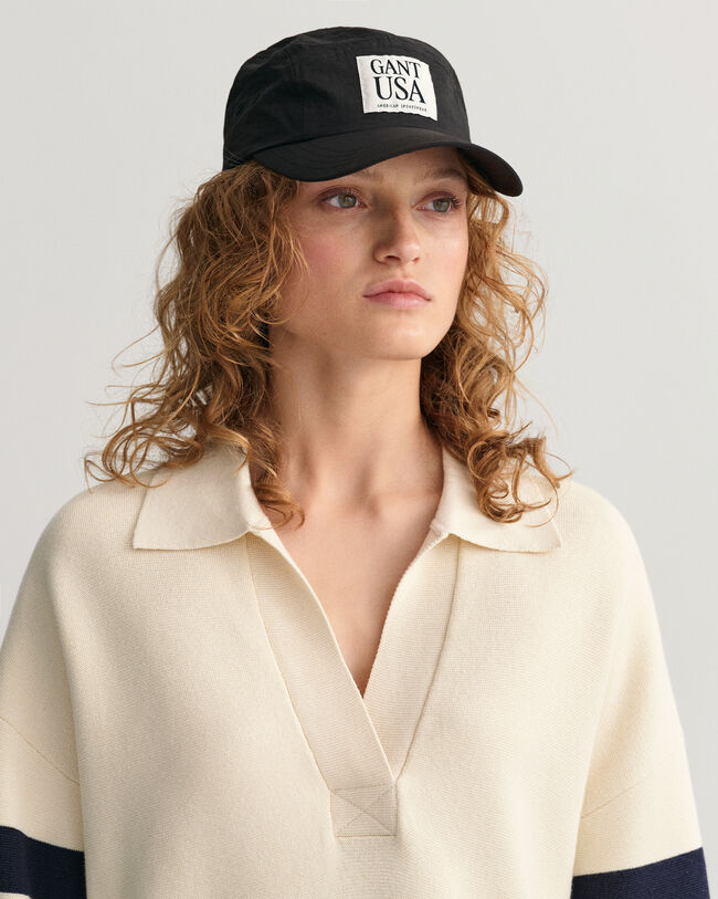 Kurzarm Strick Heavy Rugger mit Streifen