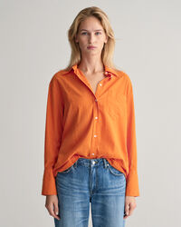 Gestreifte Relaxed Fit Seersucker Bluse
