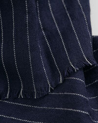 Pinstripe Schal aus extrafeiner Merinowolle