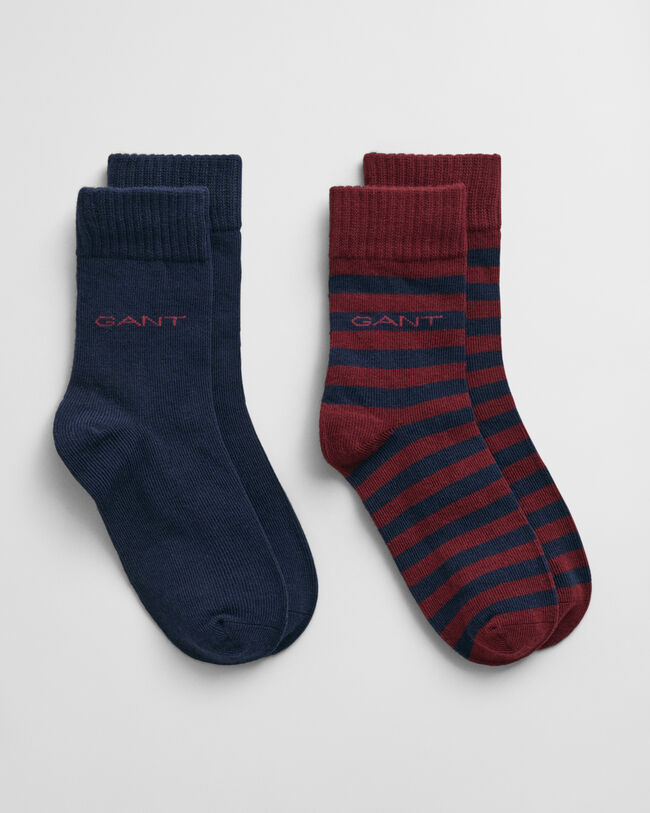 Kids 2er-Pack Gestreifte Socken