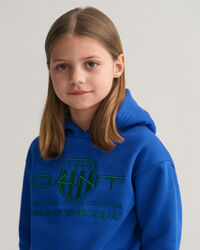 Kids Kontrast Shield Hoodie