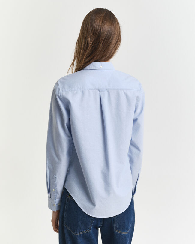 Regular Fit Classic Oxford-Bluse