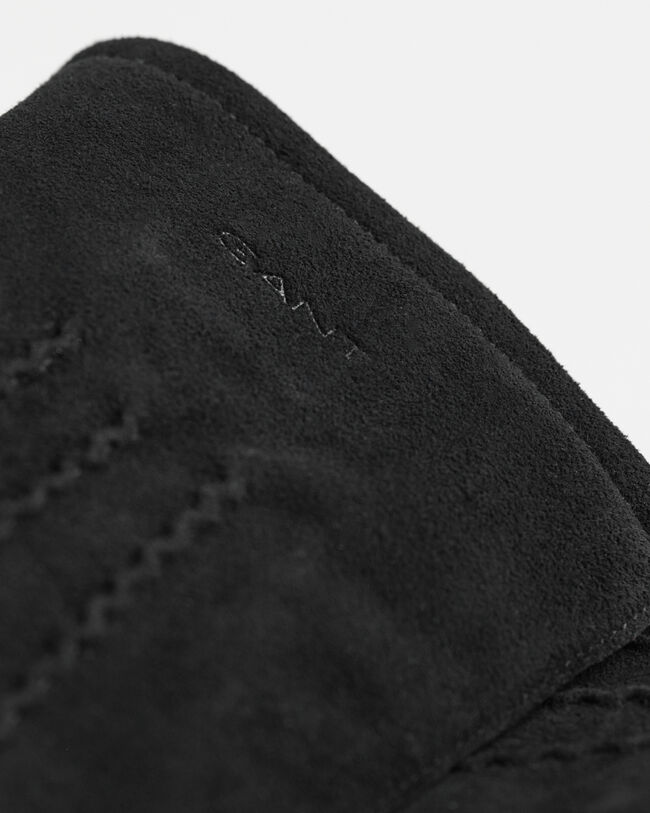 Klassische Handschuhe aus Veloursleder