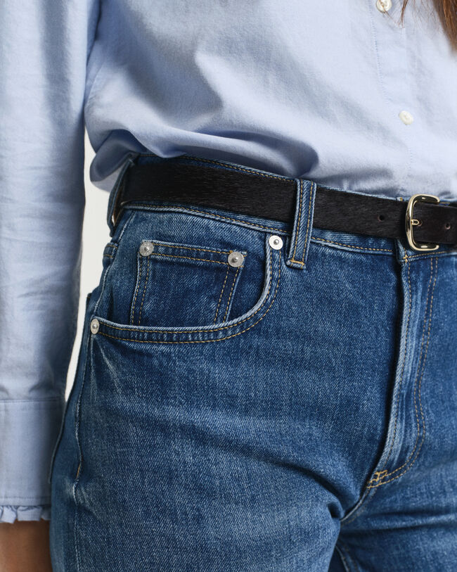 Stretch-Jeans mit geradem Bein