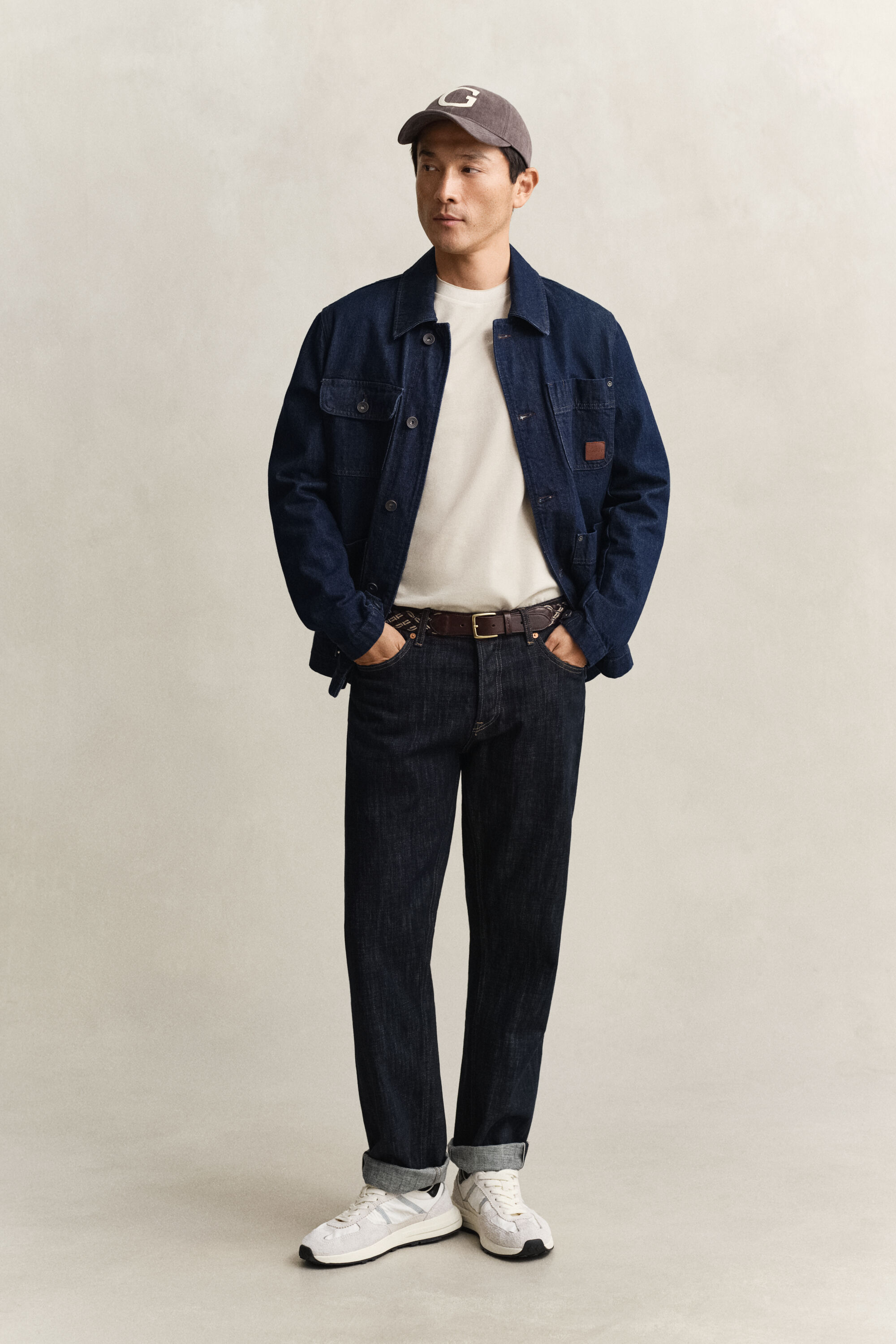 Two-Toned Piqué T-Shirt