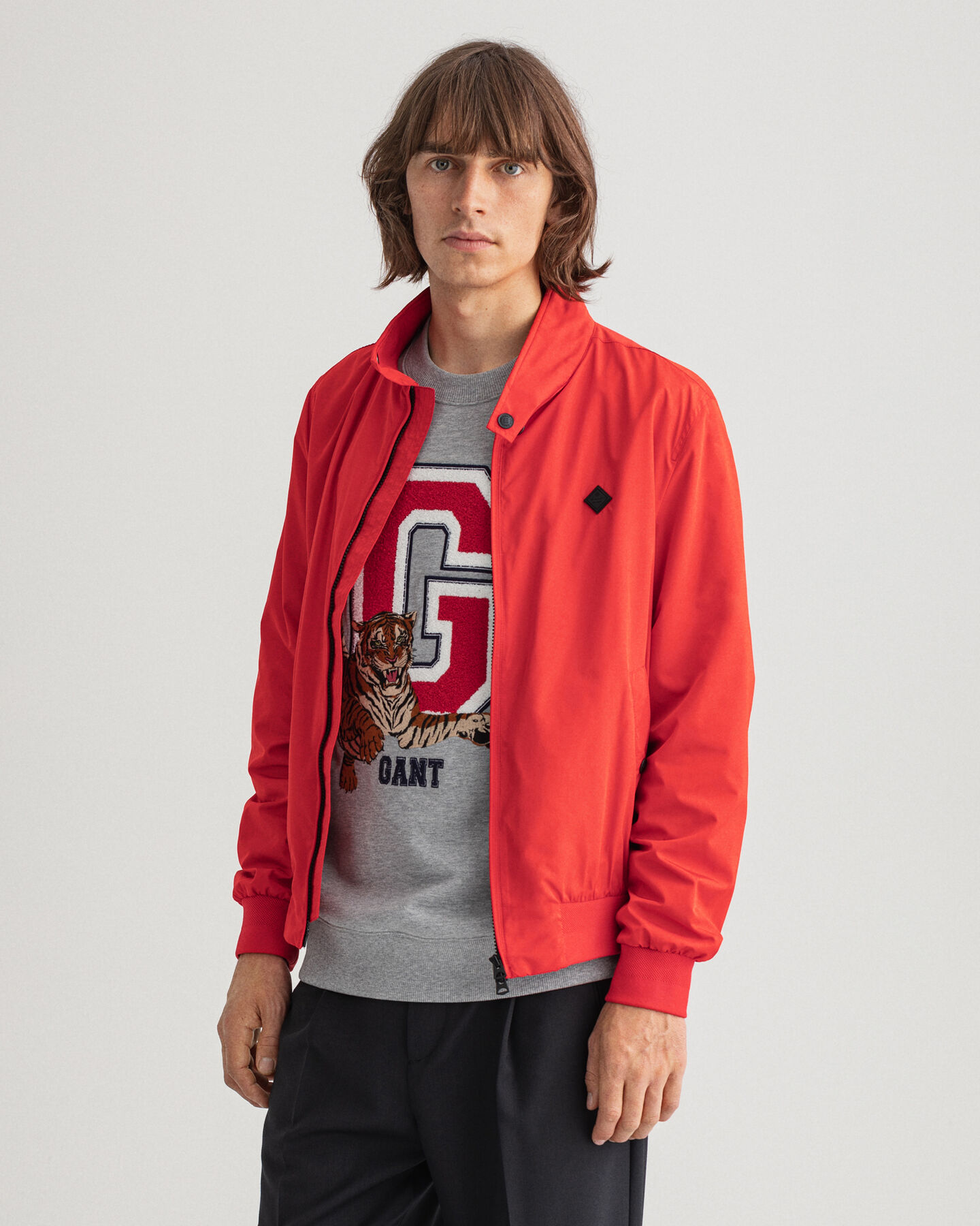 Harrington Jacke aus Nylon