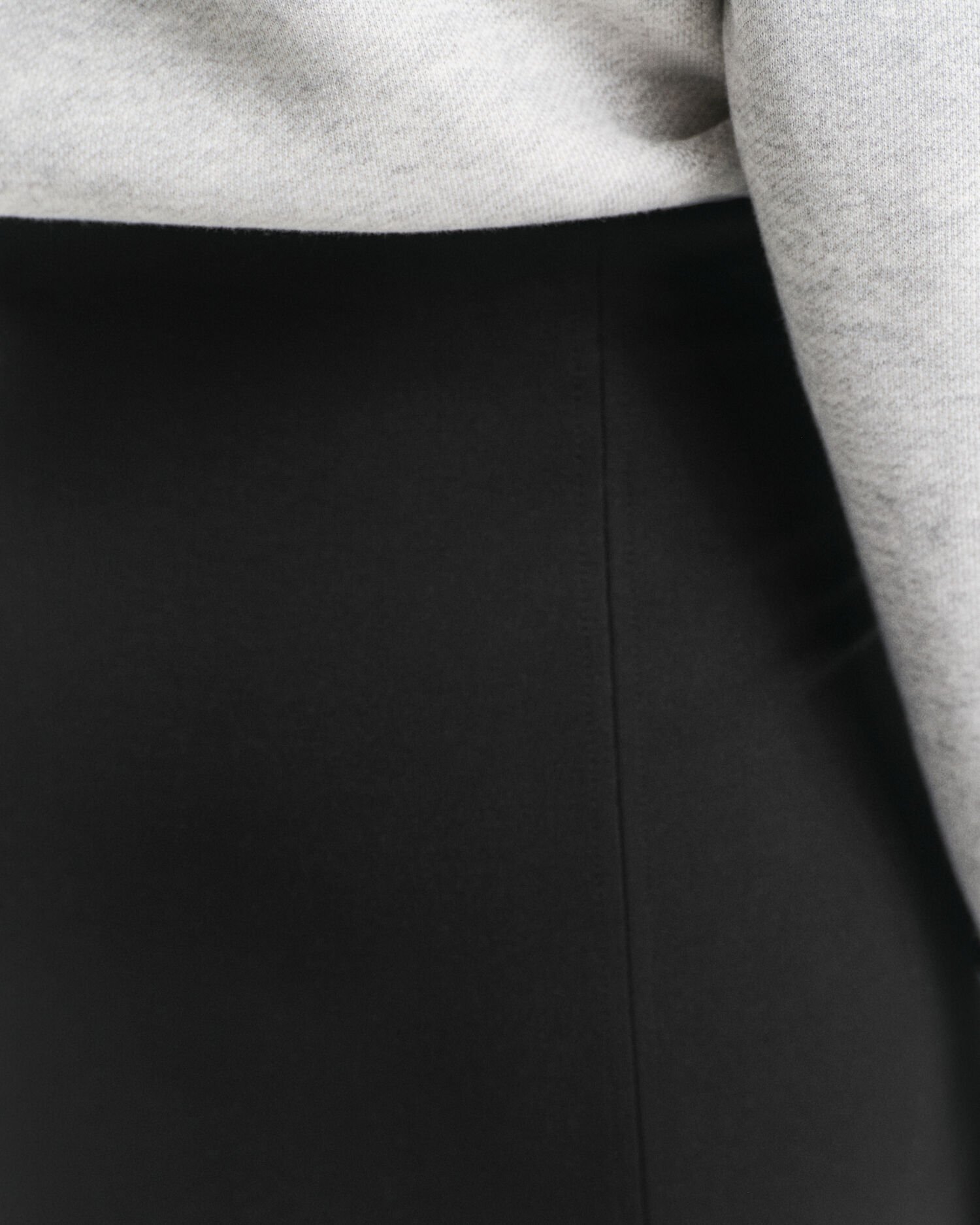 Gonna longuette in jersey