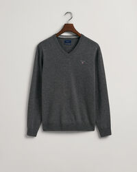 V-Neck Pullover aus Super Fine Lambswool