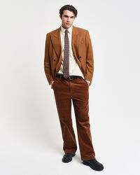 Relaxed Fit Cordhose mit weitem Bein