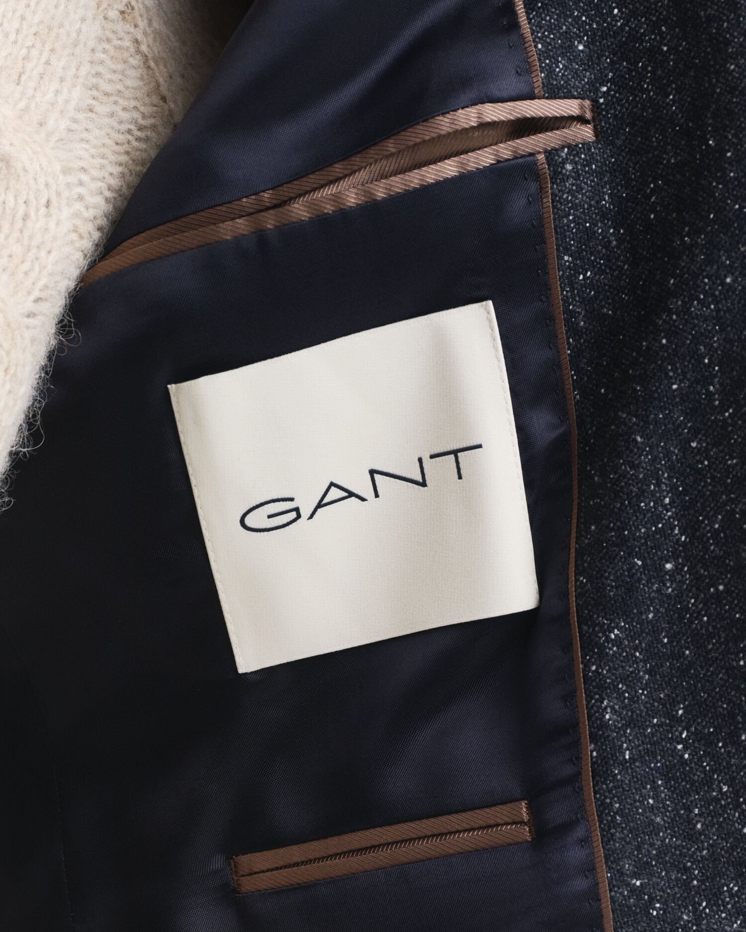 Veste de costume coupe slim en Donegal