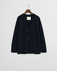 Strickjacke aus Wolle mit Kaschmiranteil