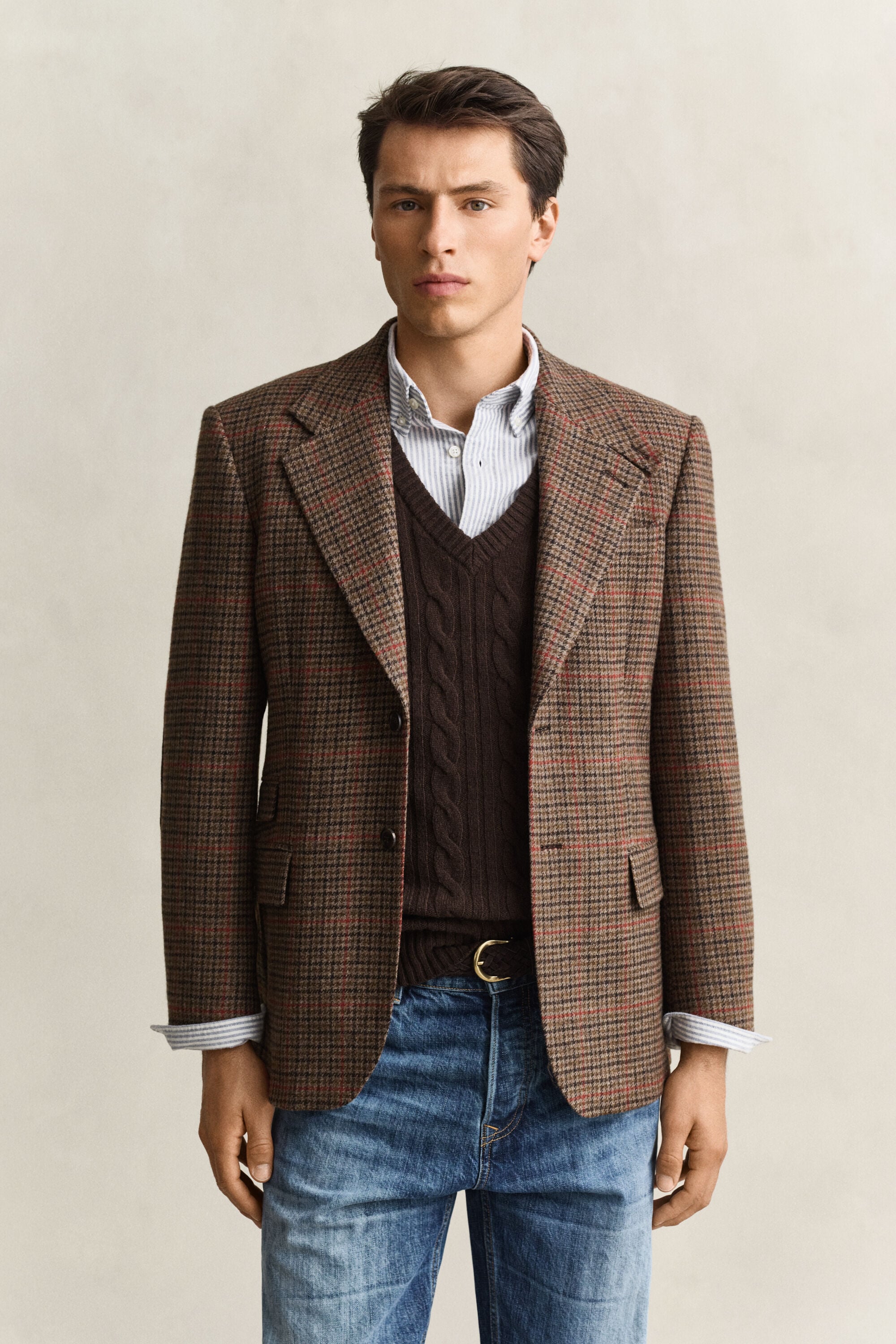 Giacca sportiva in tweed britannico