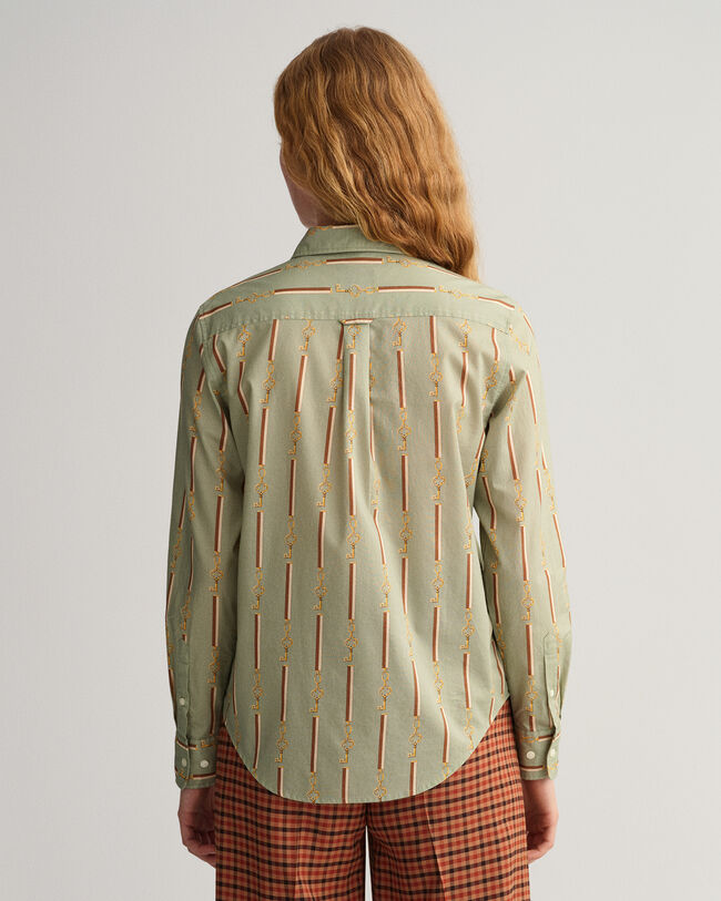 Regular Fit American Luxe Bluse aus Baumwoll-Voile