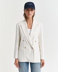 Pinstripe Leinen Club Blazer