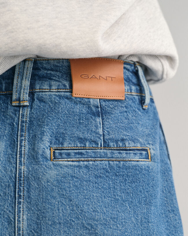 Denimrock mit Schlitz