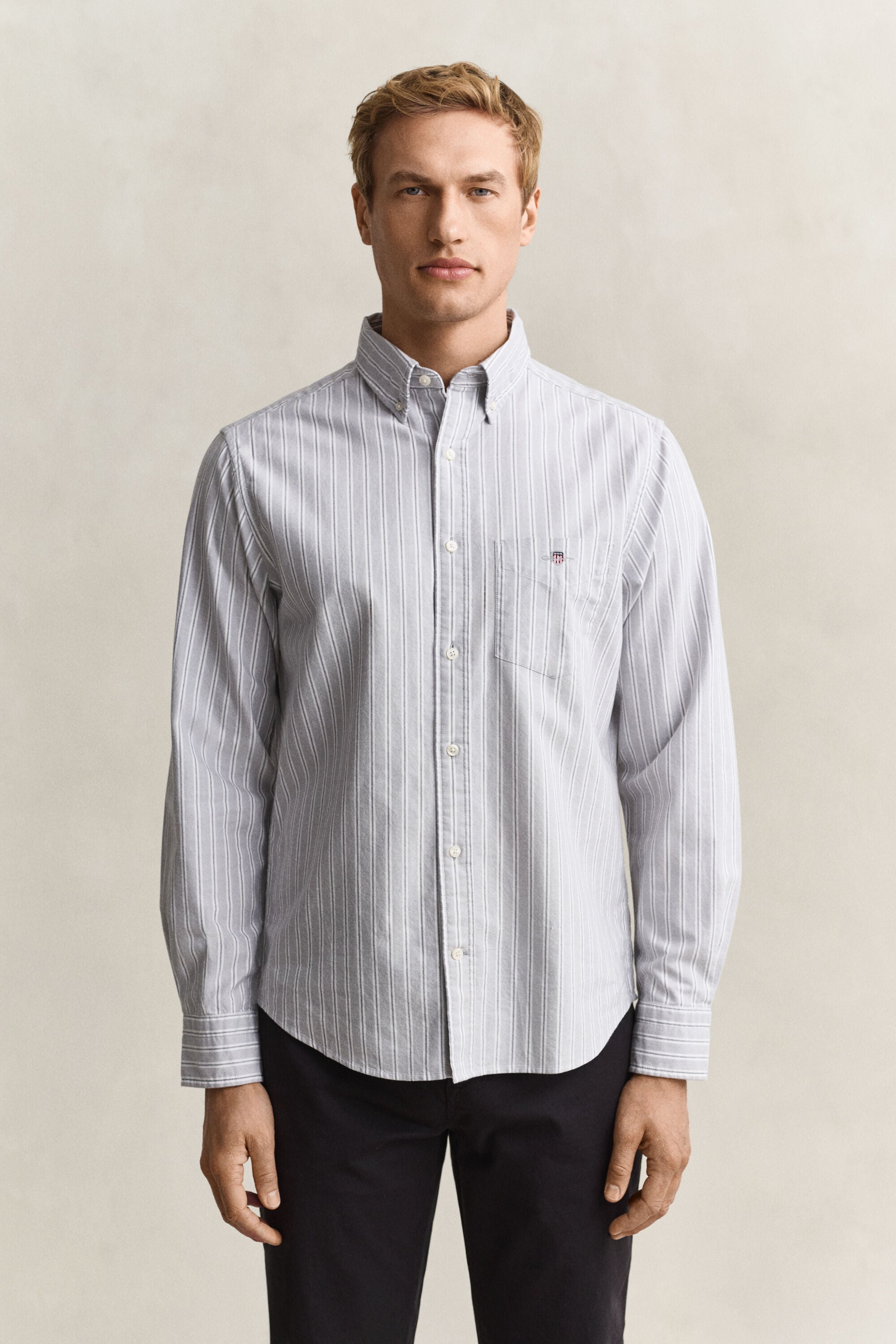 Camicia Oxford classica a righe