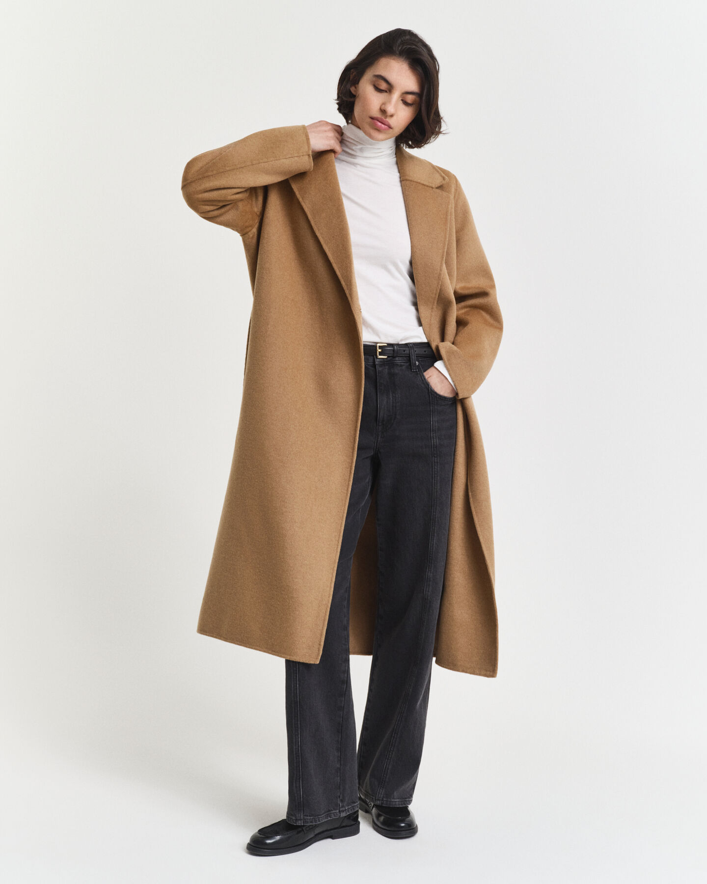 Leichter Rollkragenpullover aus Baumwolle