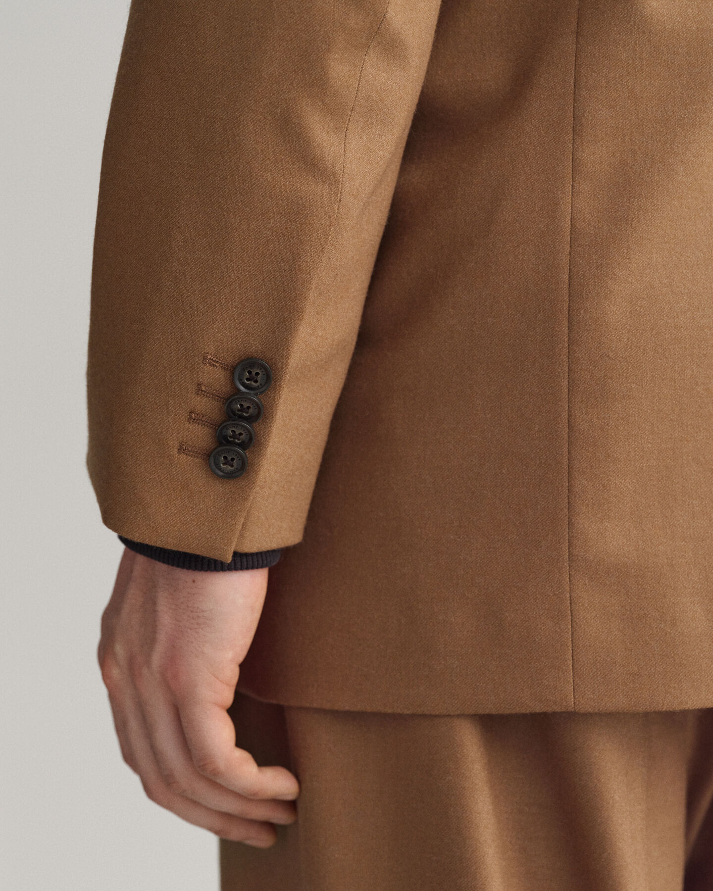 Oversized Flanell-Anzugsakko