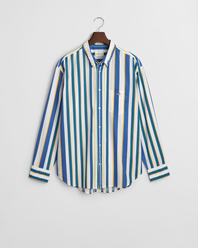 Relaxed Fit Hemd mit Streifen-Print
